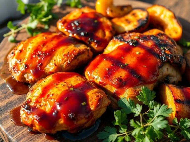 recipe for honey bourbon barbecue chicken