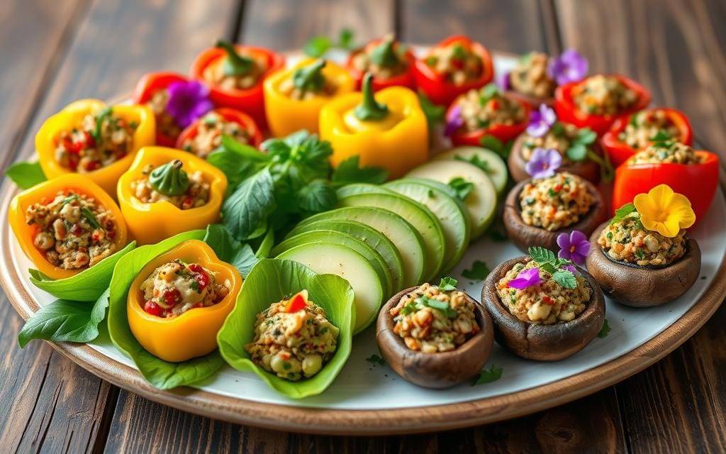 vegan stuffed appetizers