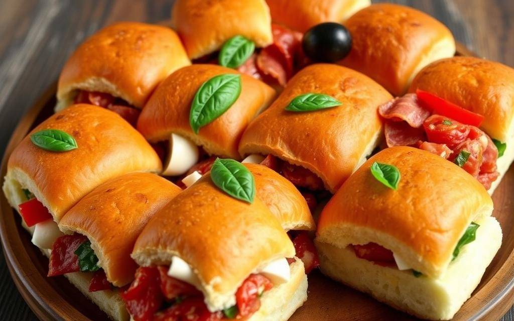 chopped italian sliders