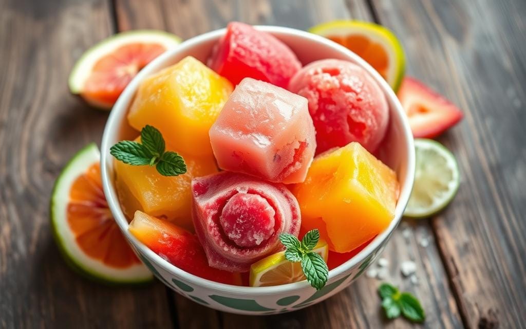 fruit sorbet