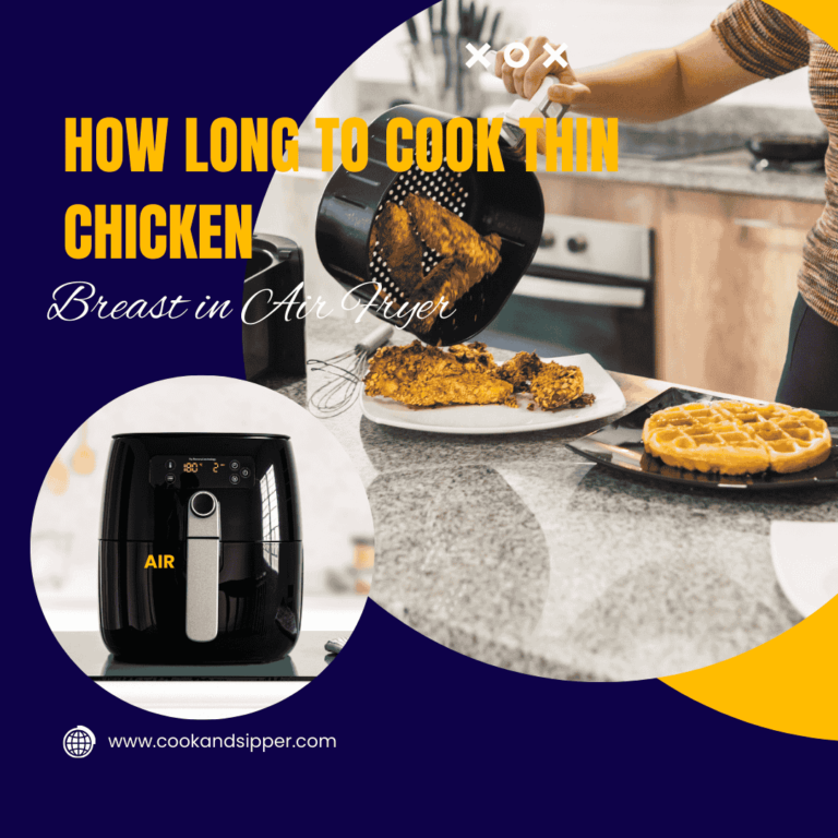 how long to cook thin chicken breast in air fryer